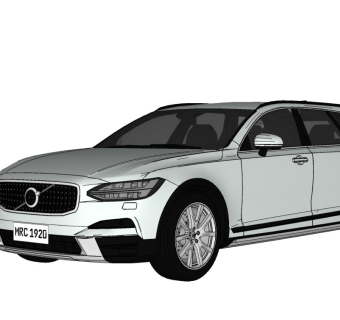 Volvo V90 Cross 沃尔沃汽车精品模型